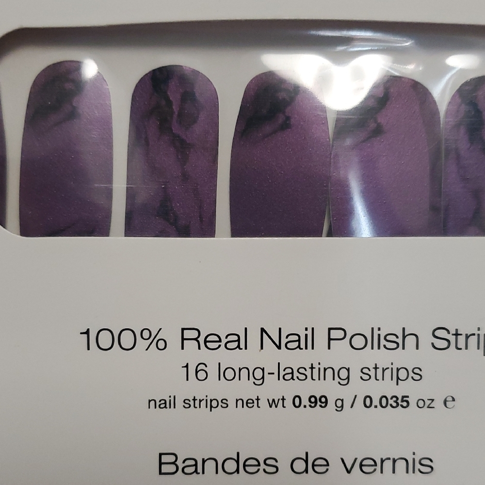 Color Street Deep Purple Nail Strips